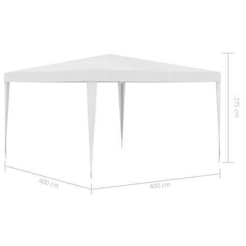 Šator za zabave 4 x 4 m bijeli Cijena