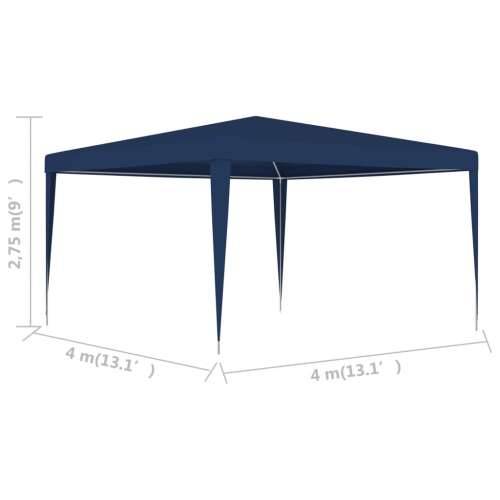Šator za zabave 4 x 4 m plavi Cijena