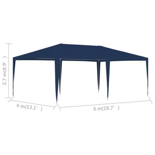 Šator za zabave 4 x 6 m plavi Cijena