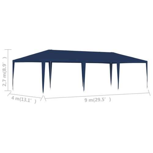 Šator za zabave 4 x 9 m plavi Cijena