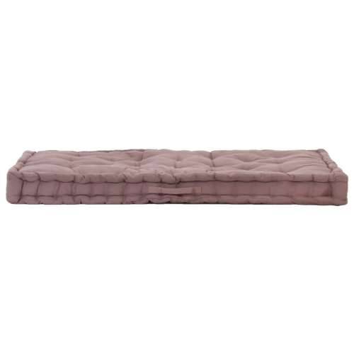 Paletni podni jastuci 2 kom pamučni smeđe-sivi Cijena