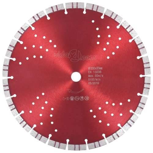 Dijamantni disk za rezanje s turbo segmentima i rupama 300 mm Cijena