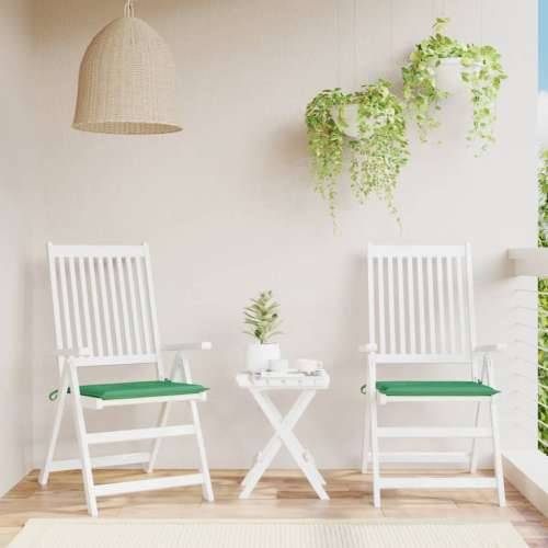 Jastuci za vrtne stolice 2 kom zeleni 50x50x3 cm tkanina Oxford Cijena