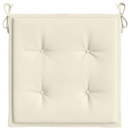 Jastuci za vrtne stolice 2 kom krem 50x50x3 cm tkanina Oxford Cijena