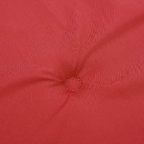 Jastuci za vrtne stolice 2 kom crveni 50x50x4 cm od tkanine - Crvena 50 x 50 x 3 cm 2 Cijena
