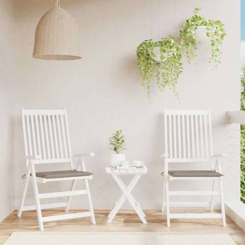 Jastuci za vrtne stolice 2 kom smeđesivi 50x50x4 cm od tkanine - Sivo-smeđa 50 x 50 x 3 cm 2 Cijena