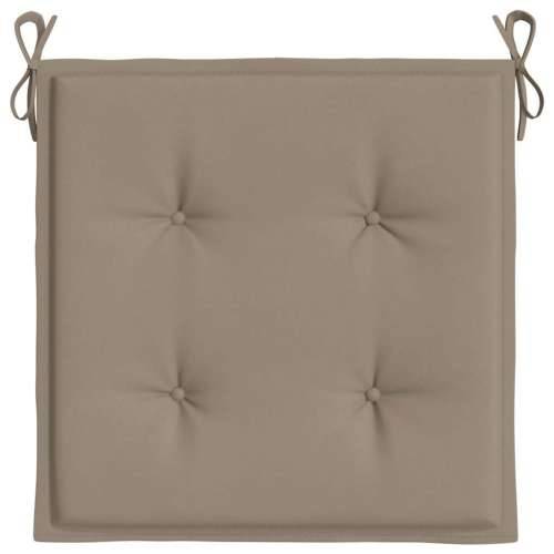 Jastuci za vrtne stolice 2 kom smeđesivi 50x50x4 cm od tkanine - Sivo-smeđa 50 x 50 x 3 cm 2 Cijena
