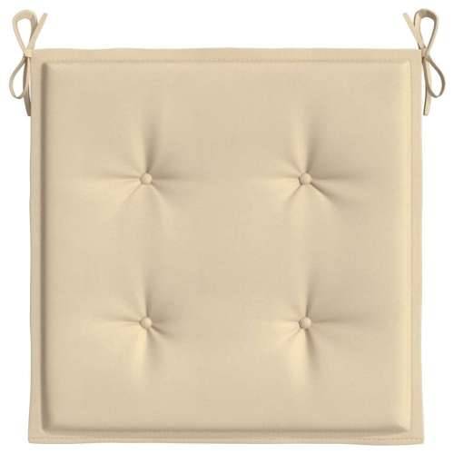 Jastuci za vrtne stolice 2 kom bež 50x50x4 cm od tkanine Oxford - Bež 50 x 50 x 3 cm 2 Cijena