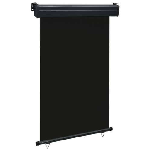 Balkonska bočna tenda 125 x 250 cm crna - Crna 125 x 250 cm 1 Cijena