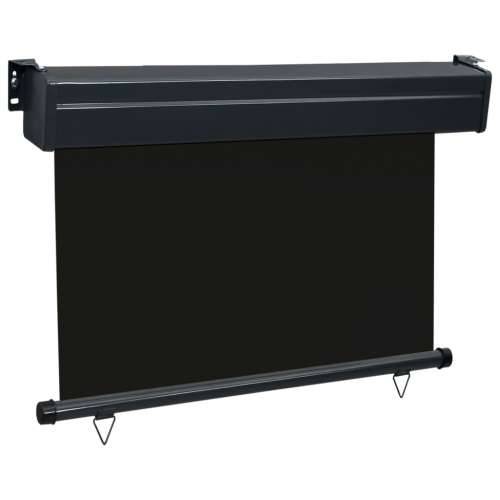 Balkonska bočna tenda 125 x 250 cm crna - Crna 125 x 250 cm 1 Cijena