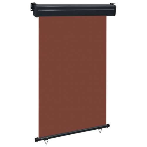 Balkonska bočna tenda 125 x 250 cm smeđa - Smeđa 125 x 250 cm 1 Cijena