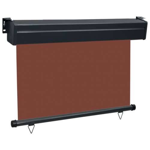 Balkonska bočna tenda 125 x 250 cm smeđa - Smeđa 125 x 250 cm 1 Cijena