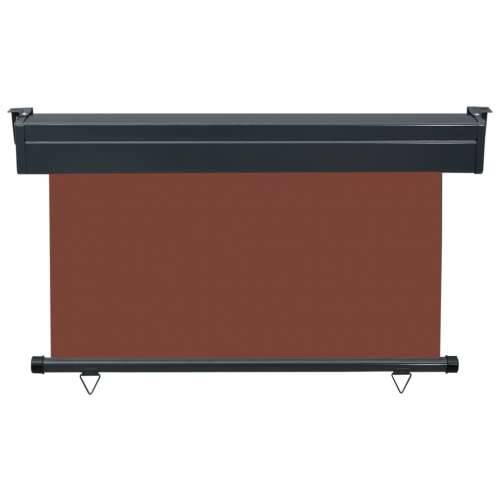 Balkonska bočna tenda 125 x 250 cm smeđa - Smeđa 125 x 250 cm 1 Cijena