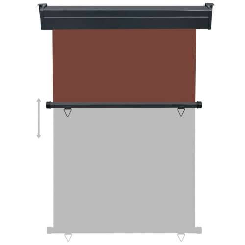 Balkonska bočna tenda 125 x 250 cm smeđa - Smeđa 125 x 250 cm 1 Cijena