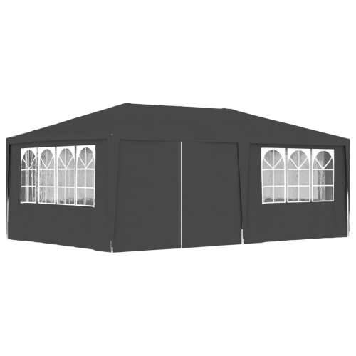 Profesionalni šator za zabave 4 x 6 m antracit 90 g/m² Cijena