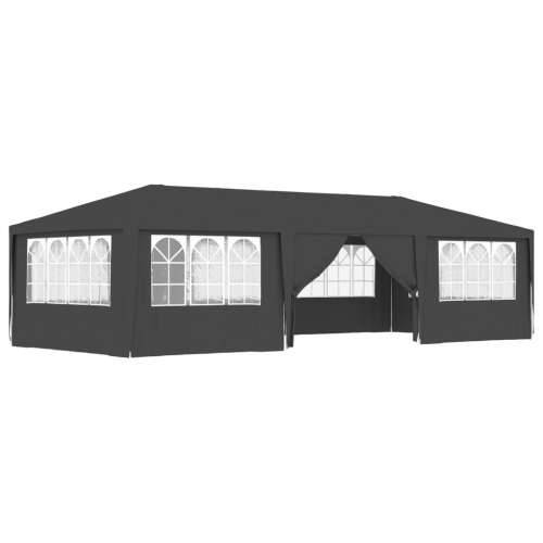 Profesionalni šator za zabave 4 x 9 m antracit 90 g/m² Cijena