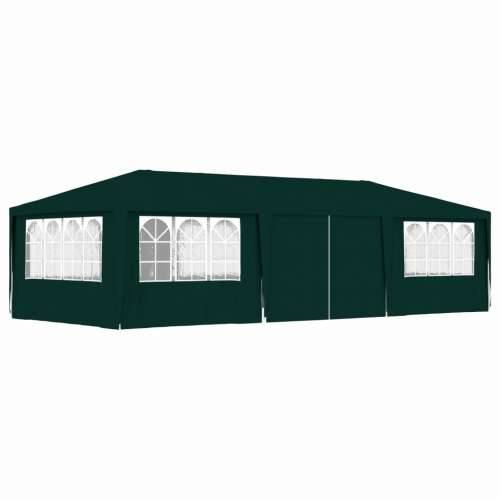 Profesionalni šator za zabave 4 x 9 m zeleni 90 g/m²