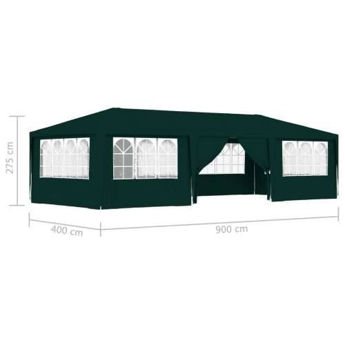 Profesionalni šator za zabave 4 x 9 m zeleni 90 g/m² Cijena