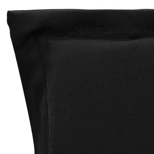 Jastuci za vrtne stolice 2 kom crni 120 x 50 x 3 cm od tkanine Cijena