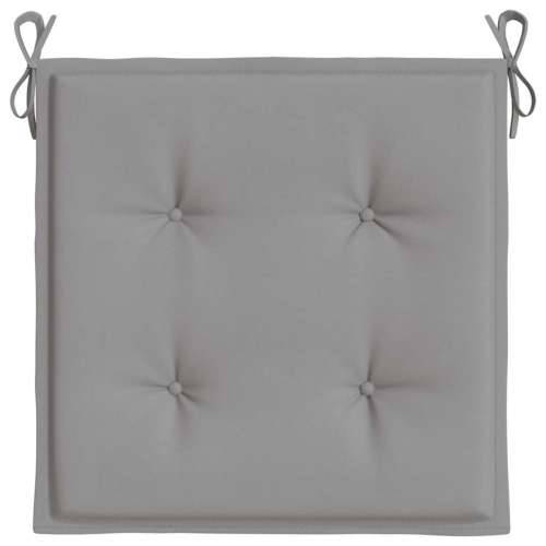 Jastuci za vrtne stolice 4 kom sivi 40x40x4 cm od tkanine - Siva 40 x 40 x 3 cm 4 Cijena