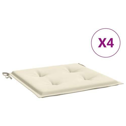 Jastuci za vrtne stolice 4 kom krem 40x40x4 cm od tkanine - Krema 40 x 40 x 3 cm 4 Cijena