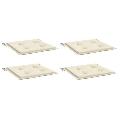 Jastuci za vrtne stolice 4 kom krem 40x40x4 cm od tkanine - Krema 40 x 40 x 3 cm 4 Cijena