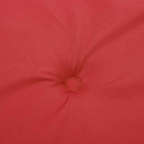 Jastuci za vrtne stolice 4 kom crveni 40x40x4 cm od tkanine - Crvena 40 x 40 x 3 cm 4 Cijena