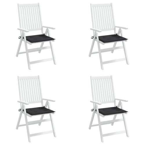 Jastuci za vrtne stolice 4 kom crni 40x40x4 cm od tkanine - Crna 40 x 40 x 3 cm 4 Cijena