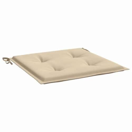 Jastuci za vrtne stolice 4 kom bež 40x40x4 cm od tkanine - Bež 40 x 40 x 3 cm 4 Cijena
