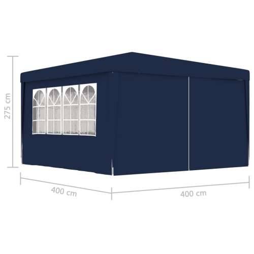 Profesionalni šator za zabave 4 x 4 m plavi 90 g/m² Cijena