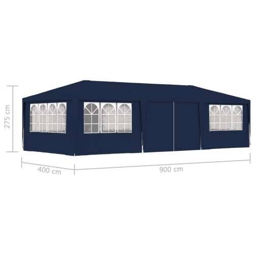 Profesionalni šator za zabave 4 x 9 m plavi 90 g/m² Cijena