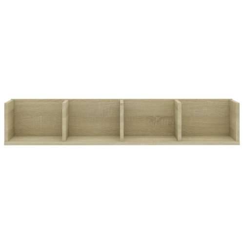 Zidna polica za CD-ove boja hrasta 100 x 18 x 18 cm drvena - sonoma hrast 1 Cijena