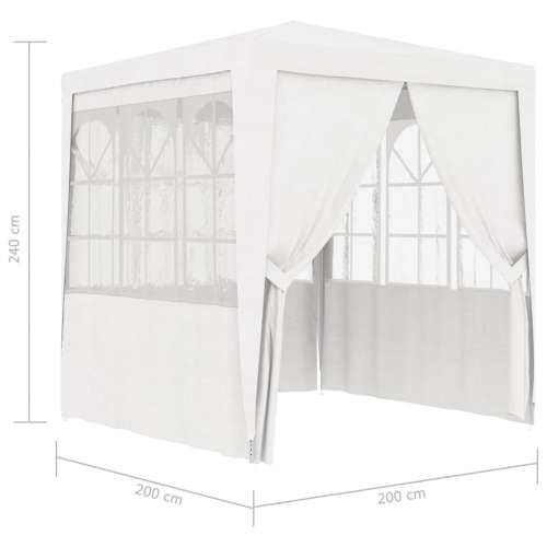 Profesionalni šator za zabave 2 x 2 m bijeli 90 g/m² Cijena