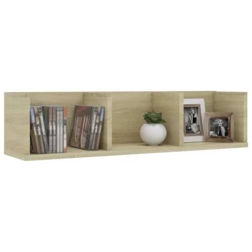 Zidna polica za CD-ove boja hrasta 75x18x18cm konstruirano drvo - sonoma hrast 1 Cijena