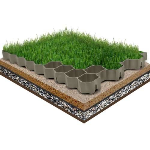 Rešetke za travu 16 kom zelene 60 x 40 x 3 cm plastične - Zelena 1 Cijena