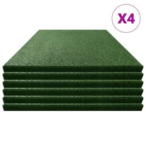 Ploče za zaštitu od pada 24 kom gumene 50 x 50 x 3 cm zelene Cijena