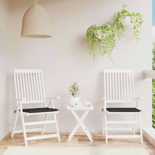Jastuci za vrtne stolice 2 kom crni 50x50x4 cm tkanina Oxford - Crna 50 x 50 x 3 cm 2 Cijena