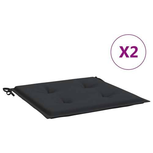 Jastuci za vrtne stolice 2 kom crni 50x50x4 cm tkanina Oxford - Crna 50 x 50 x 3 cm 2 Cijena