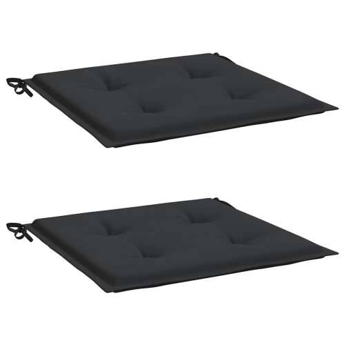 Jastuci za vrtne stolice 2 kom crni 50x50x4 cm tkanina Oxford - Crna 50 x 50 x 3 cm 2 Cijena