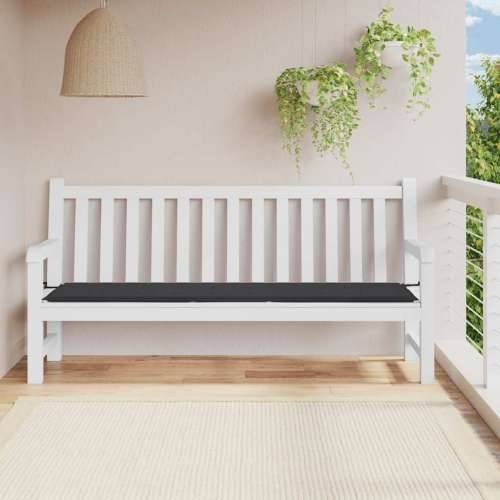 Jastuk za vrtnu klupu crni 200x50x4 cm od tkanine Oxford - Crna 200 x 50 x 3 cm 1 Cijena