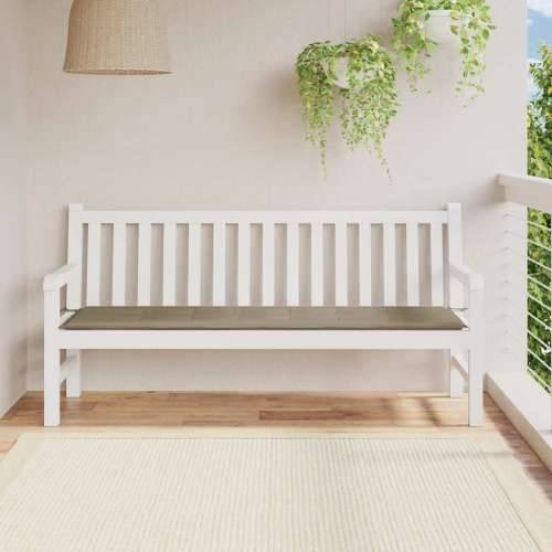Jastuk za vrtnu klupu smeđesivi 180x50x4 cm tkanina Oxford - Sivo-smeđa 180 x 50 x 3 cm 1 Cijena