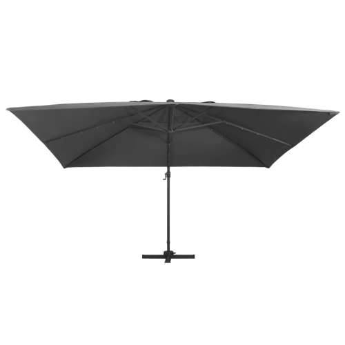 Konzolni vrtni suncobran LED sa stupom 400 x 300 cm antracit - Antracit 400 x 300 cm (7 x 5 cm) 1 Cijena
