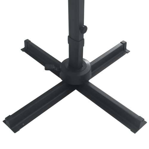 Konzolni vrtni suncobran LED sa stupom 400 x 300 cm antracit - Antracit 400 x 300 cm (7 x 5 cm) 1 Cijena