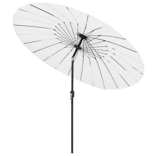 Vanjski suncobran s aluminijskim stupom 270 cm pješčano bijeli - Pijesak bijela Cijena