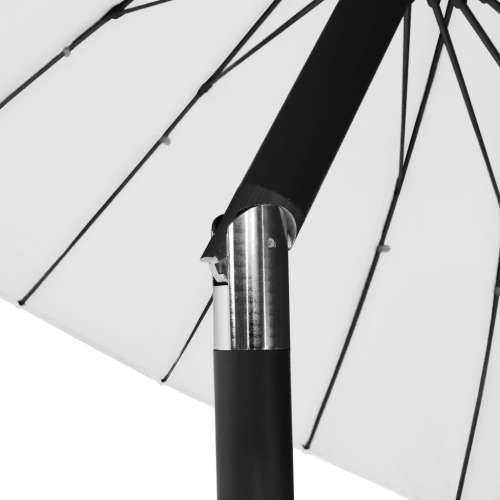 Vanjski suncobran s aluminijskim stupom 270 cm pješčano bijeli - Pijesak bijela Cijena