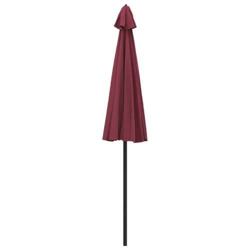 Vanjski suncobran s aluminijskim stupom 270 cm bordo - Bordo crvena Cijena