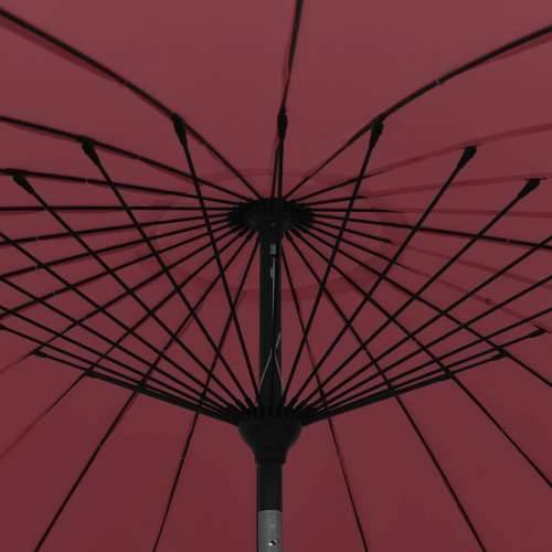Vanjski suncobran s aluminijskim stupom 270 cm bordo - Bordo crvena Cijena