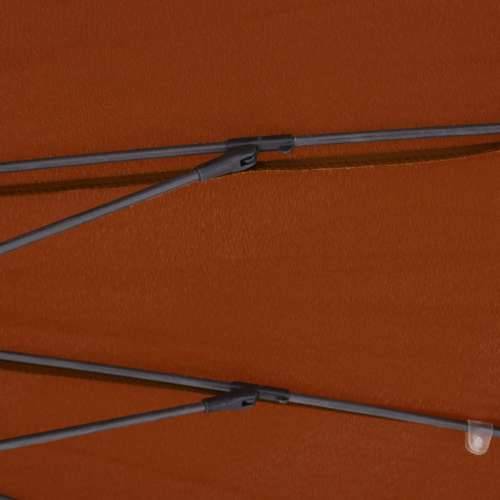 Vanjski suncobran s aluminijskim stupom 270 cm terakota - Terakota Cijena