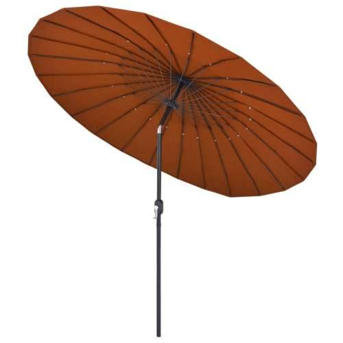 Vanjski suncobran s aluminijskim stupom 270 cm terakota - Terakota Cijena