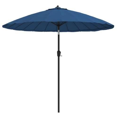 Vanjski suncobran s aluminijskim stupom 270 cm azurnoplavi - azurnoplava Cijena